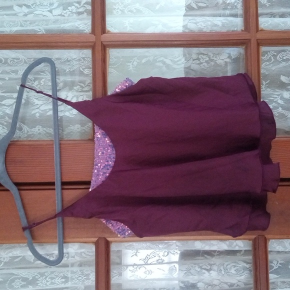 Free People Turn It On Cami Sequin & Satin Cami Small - Picture 2 of 7